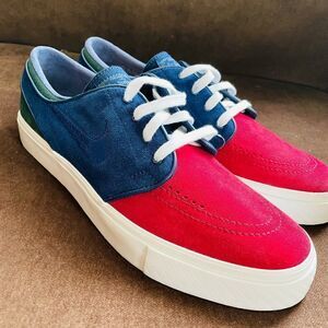 NIKE SB ZOOM STEFAN JANOSKI SKATE SHOES LUCID OBSIDIAN MENS 9 819742 SAMPLE TAG